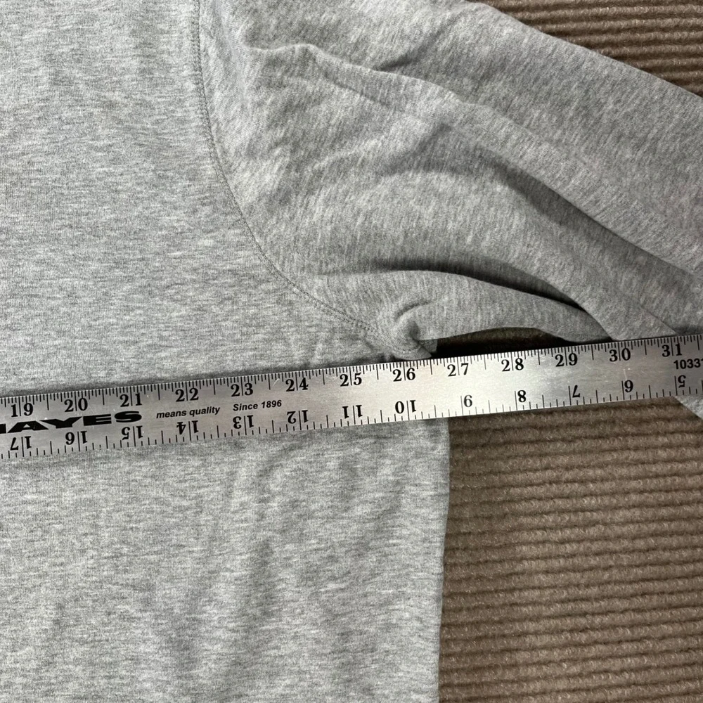 Polo Ralph Lauren Mens XL Heather Grey Quarter‎ Zip Pullover Sweater